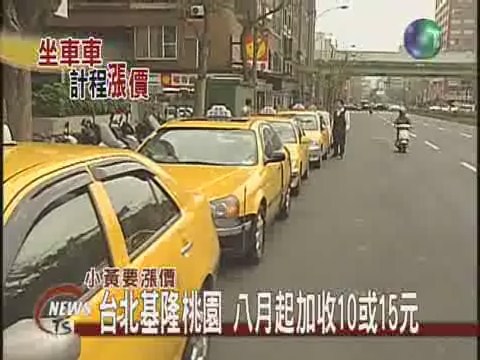 計程車漲價  北基桃跟進 | 華視新聞