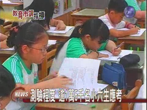 測驗程度 逾1萬5千名小六生應考 | 華視新聞