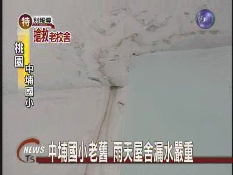中埔國小老舊 雨天屋舍漏水嚴重 | 華視新聞