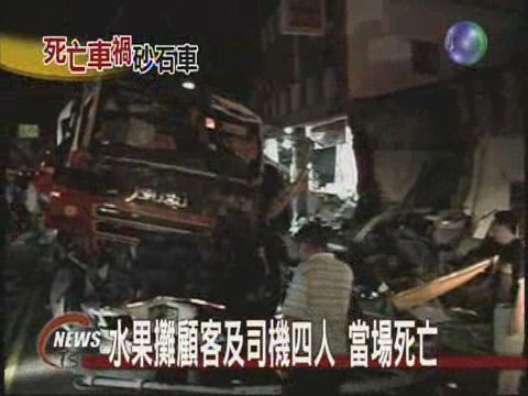 砂石車司機酒駕失速衝撞三戶民宅 | 華視新聞