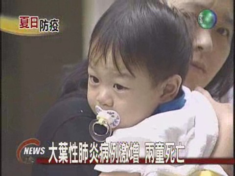 大葉性肺炎病例激增 兩童死亡 | 華視新聞