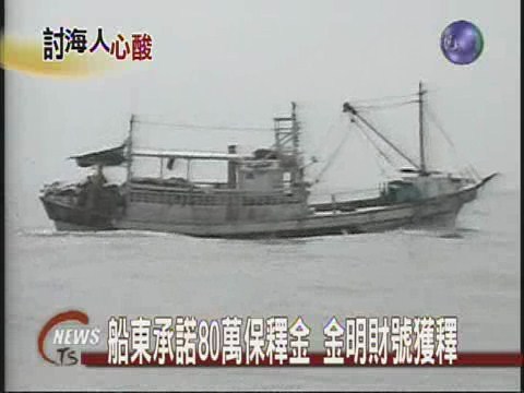 船東承諾80萬保釋金 金明財號獲釋 | 華視新聞