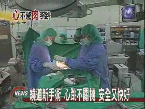 繞道手術心照跳安全性高恢復快 | 華視新聞
