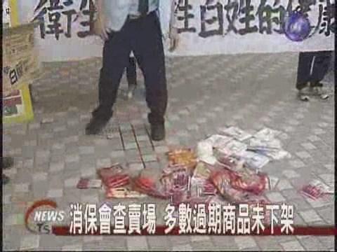 消保會突擊賣場過期商品未下架 | 華視新聞
