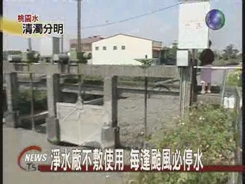 淨水廠不及使用颱風每來必停水 | 華視新聞