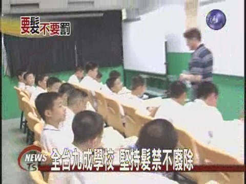 全台九成學校 堅持髮禁不廢除 | 華視新聞