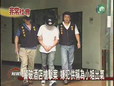 酒店槍案偵破 嫌犯稱為小姐出氣 | 華視新聞