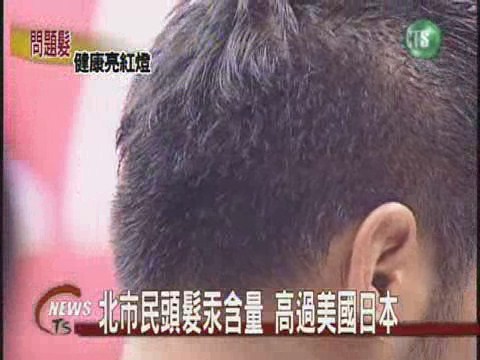 北市民頭髮汞含量高過美國日本 | 華視新聞