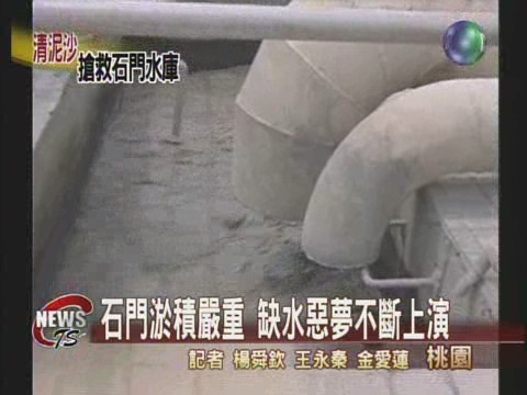 石門淤積嚴重 缺水惡夢不斷上演 | 華視新聞