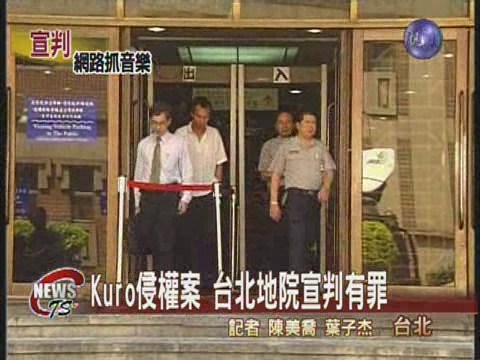 Kuro侵權案 台北地院宣判有罪 | 華視新聞