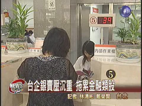 台企銀招標未果  金融股應聲倒地 | 華視新聞