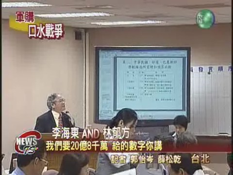 潛艦預算爆爭議 立法院炮聲隆隆 | 華視新聞