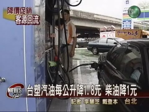 台塑油品降價 每公升降1.8元 | 華視新聞