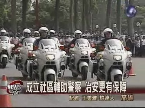 社區輔助警察 高市正式成軍 | 華視新聞
