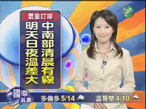 十一月五日華視晚間氣象 | 華視新聞