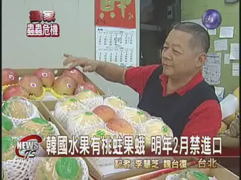 韓國水果大賣 農委會:有蟲要禁 | 華視新聞