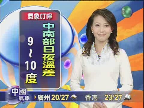 十一月一日華視晚間氣象 | 華視新聞