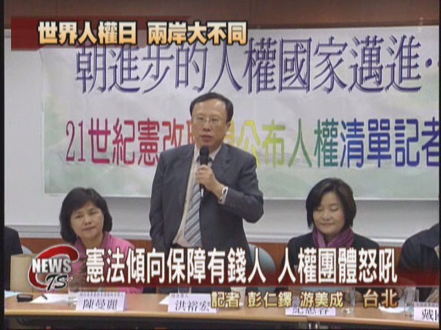 中國人權退化 阻礙兩岸發展 | 華視新聞