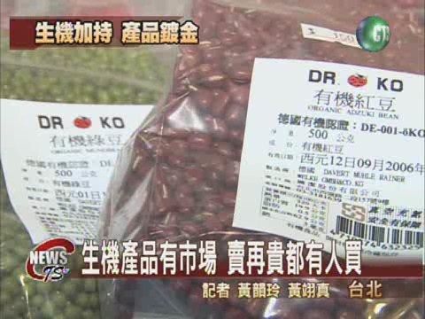 打出生機飲食名號 產品價格翻揚 | 華視新聞
