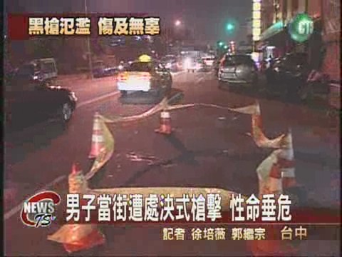 男子街頭遭槍擊 槍枝氾濫傷無辜 | 華視新聞