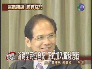 游登記選黨主席 避談2008大選