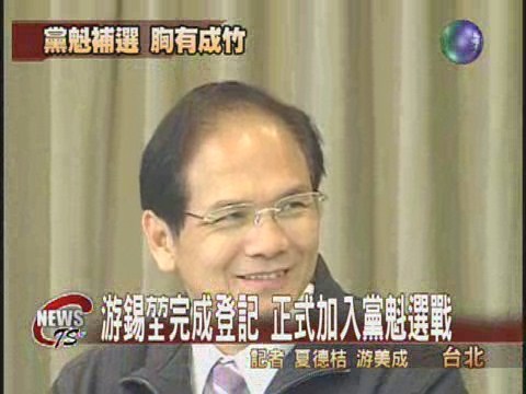 游登記選黨主席 避談2008大選 | 華視新聞