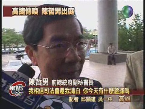高捷弊案開庭 首傳陳哲男陳敏賢 | 華視新聞