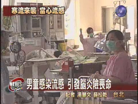 男童患Ａ型流感  併發腦炎險喪命 | 華視新聞