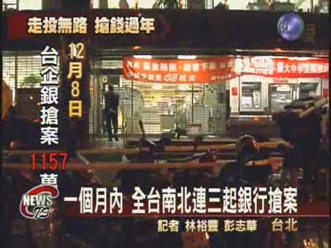 年關將近 搶劫案件爆增 | 華視新聞