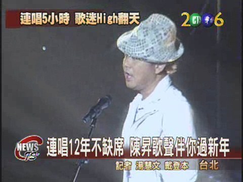 告別2005迎向新年 陳昇陪你倒數 | 華視新聞