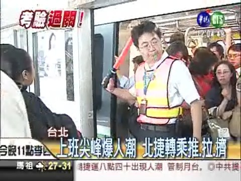增加班次人手 內湖線上班日過關 | 華視新聞