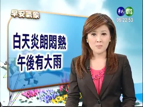 七月七日晨間氣象 | 華視新聞