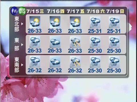 七月14日晚間氣象二 | 華視新聞