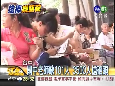 國小招50特教老師 來了200多人 | 華視新聞