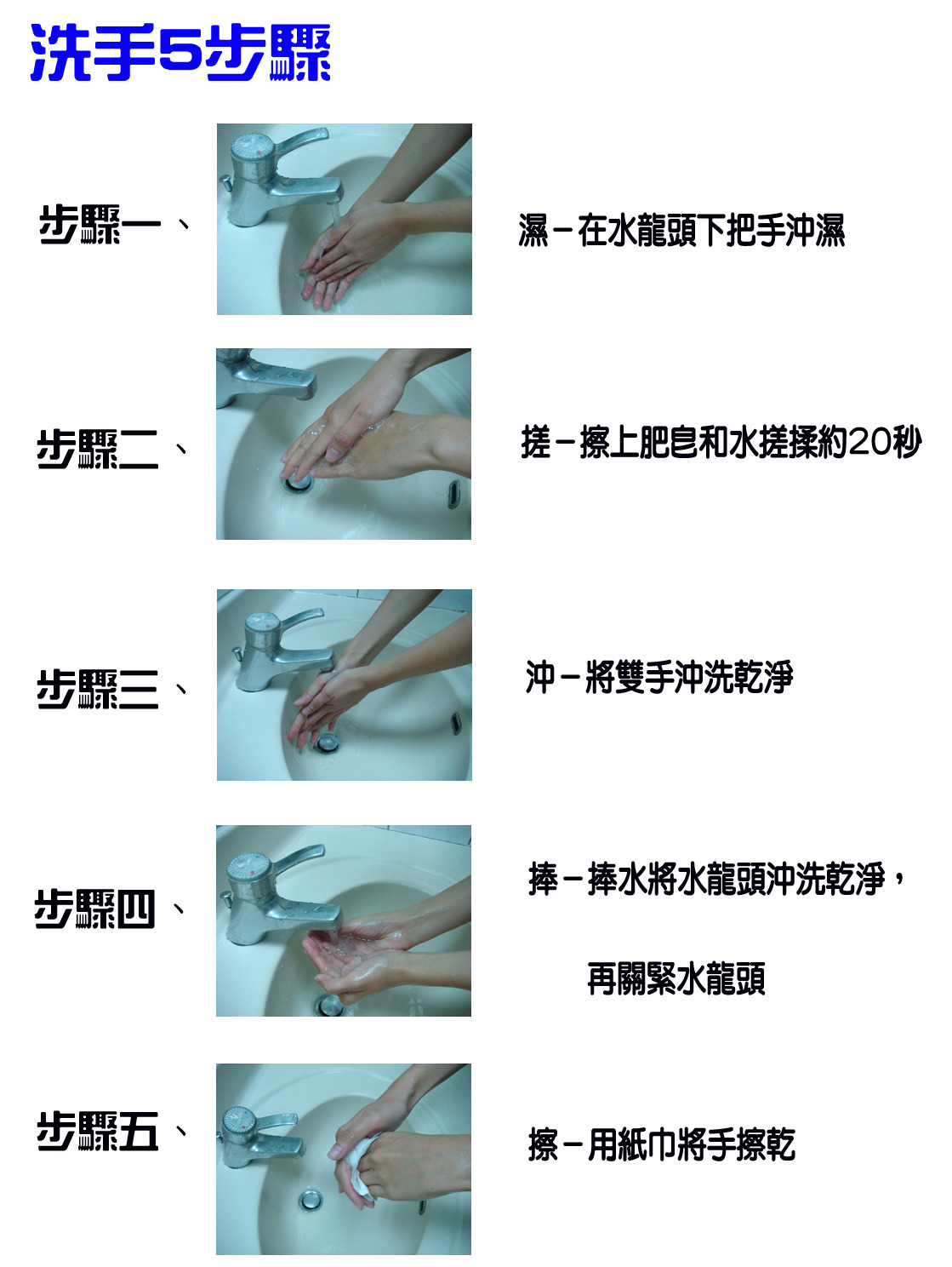 預防新流感洗手五步驟 | 華視新聞