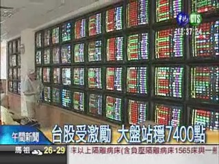 美股創新高 台股漲站上7400