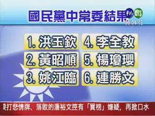 國民黨中常委選舉 32位名單出爐