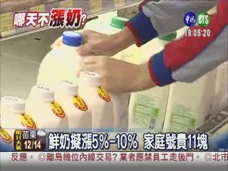 冬天鮮奶盛產 售價不降反漲