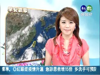 七月二十日華視晨間氣象
