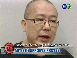 Artist Supports Protest