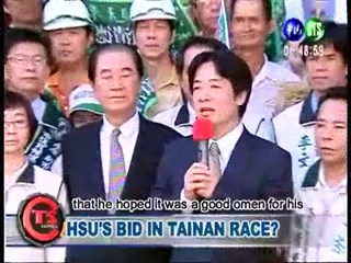 Hsu's Bid in Tainan Race?