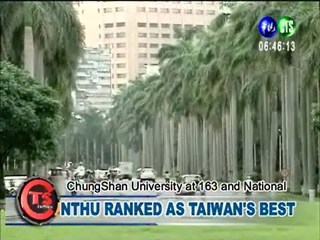 Nthu Ranked as Taiwan's Best