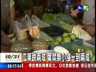 颱風前搶收蔬果 中部菜價未大漲