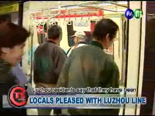 Locals Pleased with Luzhou Line
