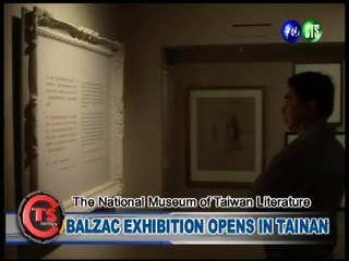 Balzac Exhibition Opens in Tainan
