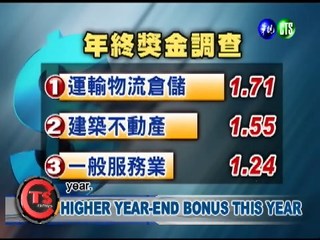 Higher Year-end Bonus This Year