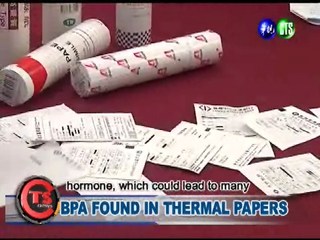 Bpa Found in Thermal Papers