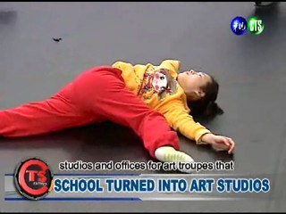 SCHOOL TURNED INTO ART STUDIOS