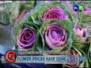 FLOWER PRICES HAVE GONE UP BY 20%