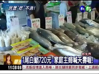 白鯧魚1斤600元 快要"吃不起"!